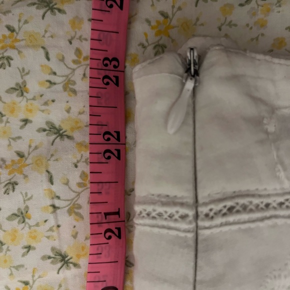 Vintage 100% Cotton Cottagecore Embroidered Midi Skirt - Picture 4 of 6